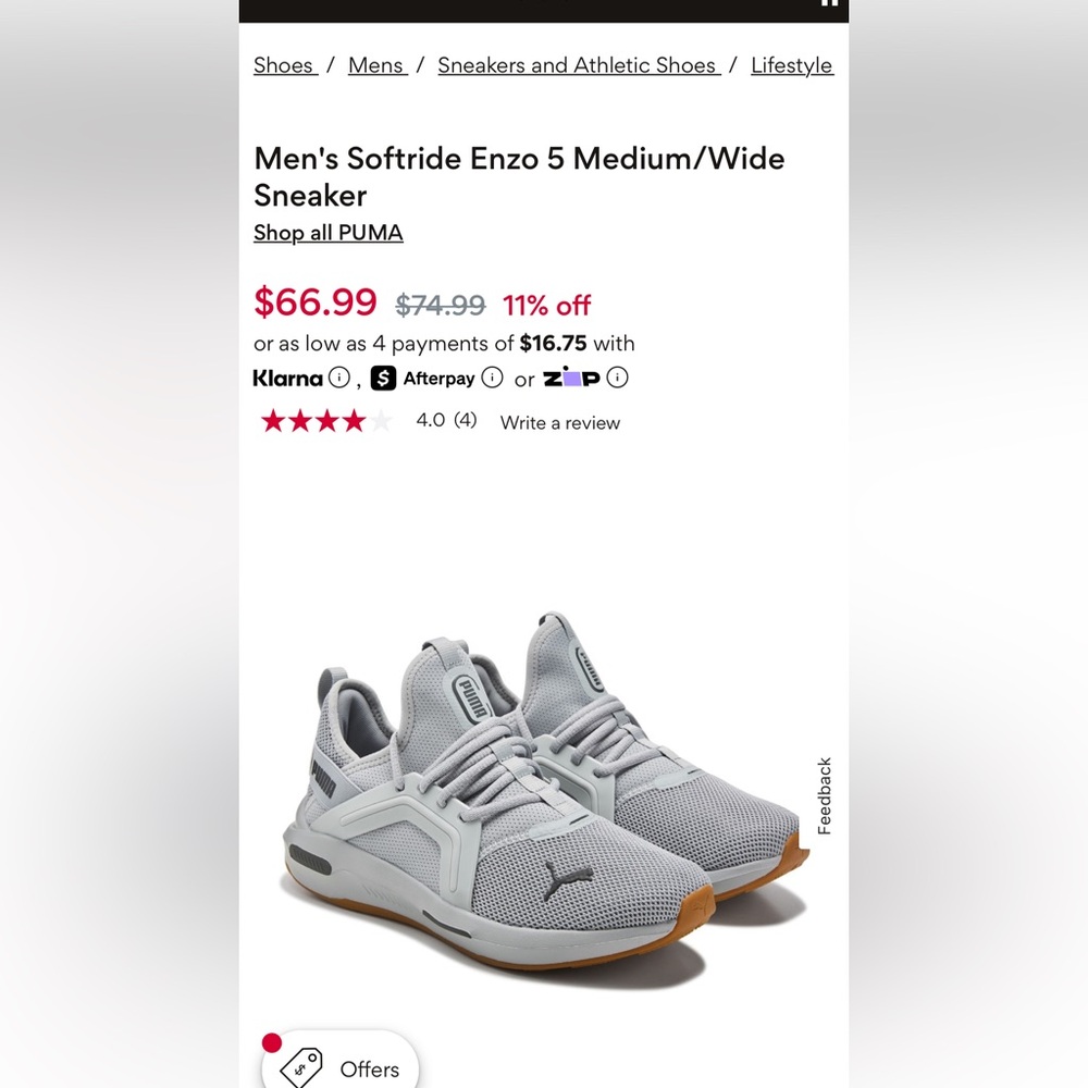 HOLD!!!!Puma Soft Ride Sneakers. Men’s .